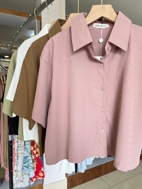 MATINEE Basic Crop Shirts